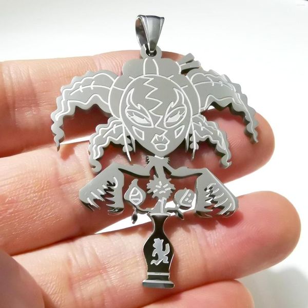 Colliers de pendentif cadeaux de Noël pour hommes Juggalo Yum Charms en acier inoxydable ICP Hatchetman Collier Silverr