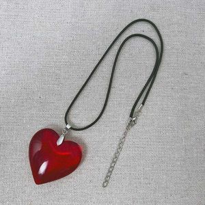 Hangende kettingen y2k dames liefde ketting mode heup hop rood hart roze hanger ketting ketting ketting meisje carnaval cadeau gotische sieraden d240522