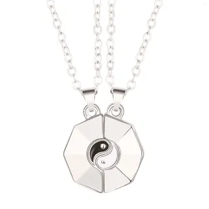 Colliers pendants Yin et petit ami Collier de petite amie FADE SEUL DURAGE NON-TOXIQUE COEILLE COULEUR COEU