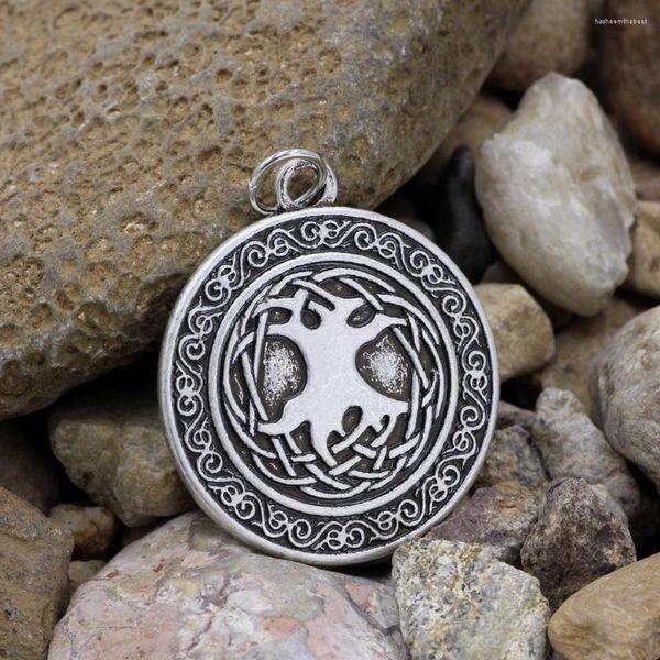 Pendentif Colliers Youe Shone Arbre De Vie Charme En Étain Amulette Magique Pagan Norse Viking Collier