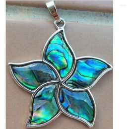 Collane con ciondolo Zelanda Abalone Shell Star Art Bead 1 pz D3916