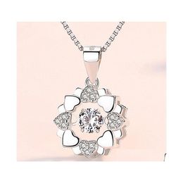 Hanger kettingen zirkoon sneeuwvlok voor vrouwen mode mooi hart sleutelbeen ketting bruiloft vriendin sieraden cadeau ketting dr. Dh2ka