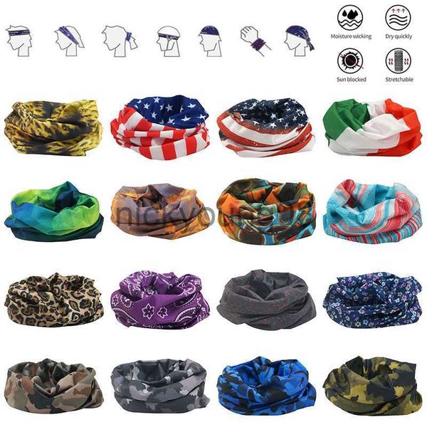 Bufandas colgantes Sombreros coloridos Vintage Floral Rayas Rejilla Senderismo Bufanda para mujeres Mascarilla tubular Multifuncional Bandana Cuello Polaina x0904