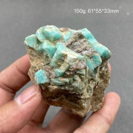 Pendentifs 100% pierre de ciel bleu naturel, cristal de quartz brut, spécimen de minerai de gemme
