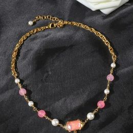 Pendentifs 2023 mode Original magnifique collier de perles colorées haut de gamme célèbre beau classique bijoux pour femmes peut être cadeau