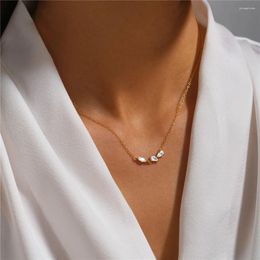 Hangers Boako 925 Sterling Silver Choker -kettingen voor vrouwen Geometrische cluster Zirkoon Kruisvormige hanglanke ketting Fashion sieraden