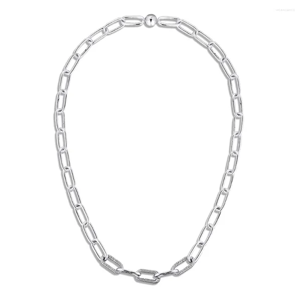 Colgantes CKK Collar Me Link Collares Gargantilla Colgante Colgantes Chakra Collares Pingente Plata de Ley 925 Mujer Joyería DIY