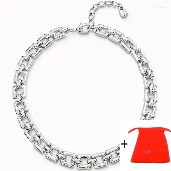 Pendentifs Produits de mode européens et américains se vendent bien, magnifiquement conçus, colliers de luxe pour femmes, bijoux romantiques, sacs cadeaux