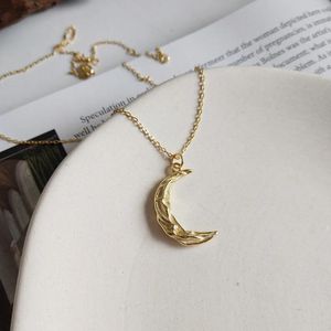 Hangers Fashion N Wave Crescent Moon 925 sterling zilveren ketting