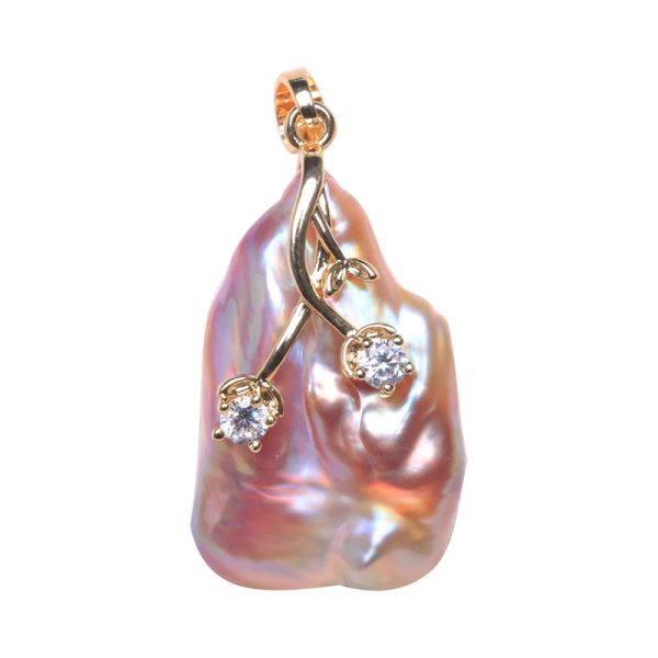 Pendentifs Fait à la main naturel irrégulier perle pendentif carré fleur desieg coloré collier de perles glisser offre spéciale Vintage PEA