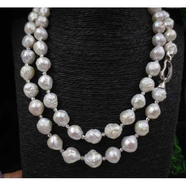 Jxryxrth – collier de perles d'eau douce, vente en gros, 100cm de Long, 11 à 13MM, collier Kasumi à sillon blanc, vente en gros