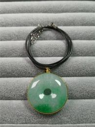 Pendentifs Koraba pendentif chaîne de pull collier de Jade naturel perles longues bijoux de luxe Collares tour de cou pour les femmes