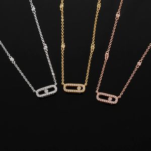 Pendentifs Move Uno série collier So Move collier ovale bijoux de luxe mode cadeau de noël livraison gratuite