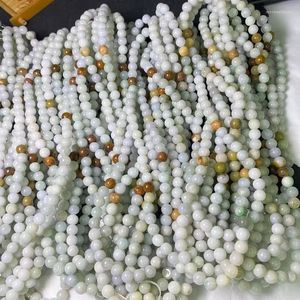 Hangers Myanmar natuurlijke smaragd kralen ketting nep jadeïet jade kralen met certificaat