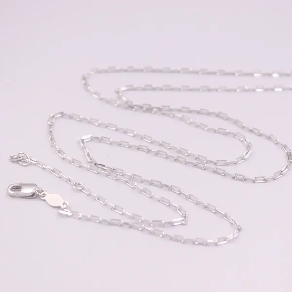 Pendentifs véritable platine 950 collier femmes câble chaîne femelle 1.6mm largeur 24 pouces cadeau collier bijoux timbre Pt950