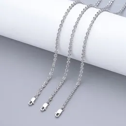 Hangers S925 Sterling Zilveren Ketting Sprankelende Vrouwelijkheid Alle Match Lichte Luxe Ketting Zonder Smet Blote Sleutelbeen