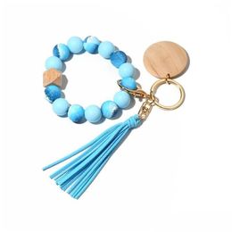 Pendentifs Bracelet Bracelet Keynchain avec Tassel DIY Gift Drop Livrot Home Garden Arts Crafts Dhhiw