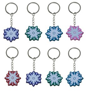 Pendants Snowflake Keychain Accessoires pour les enfants Birthday Party Favors Couade de Noël Keychains Sackepack Keyring SCHOOL SCHOOLAD CLOT CL Ottn