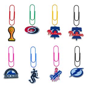 Pendants Sports Cartoon Paper Clips Nurse Gift Mignon pour les enfants Home Metal Bookmark Colorf Office Supplies Cadeaux Étudiants Drop livraison OTMAD