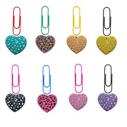 Pendants Spotted Love Cartoon Paper Clips Nurse Coules Colorf Memo pour pagination Organiser la papeterie de bureau en forme de signet mignon