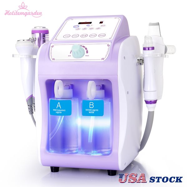 Peneelily ultrasons Hydro microcourant Microdermabrasion LED épurateur de peau chaud froid soins de la peau équipement de beauté du visage