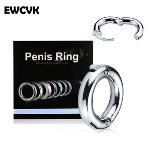 Anillo de Metal para agrandar el pene, bienes privados para el hombre, extensor de aumento, funda íntima para pene, pene