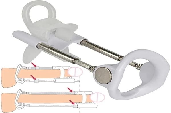 Extensor de abrazadera elástica para agrandar el pene, ejercitador de estiramiento, dispositivo de tracción para crecimiento para hombres, tren deportivo portátil 2207202002958