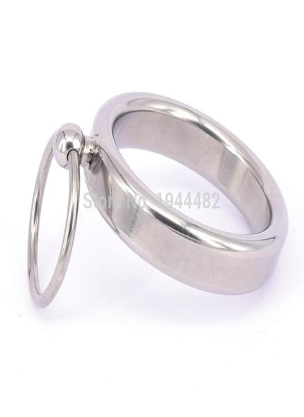 Anillo de pene Camisco de acero inoxidable Restricciones de metal Anillos de polla Gear para hombres Toyes sexuales Dispositivo de castidad masculina 8378975