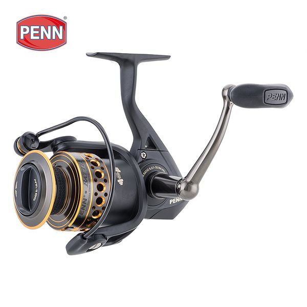 PENN Battle II Full Metal Conquering Big Saltwater Gamefish Fibre de carbone Drag Fluid Cranking 5 + 1 Roulements Spinning Fishing Reel