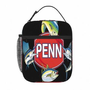 Penn vissen zoutwater haspen staven lunch Tote lunchbox lunchzakken tassen thermische koeler tas x7pk#