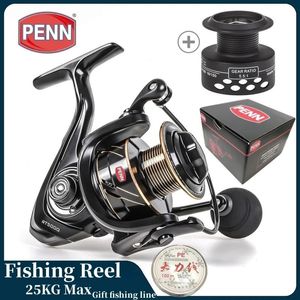 Penn Professional Fishing Reel 5.5 1 Ratio de vitesse 131 roulements Max Drag 25 kg Système de récupération sans espace 240507