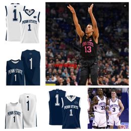 Penn State Nittany Lions 33 Andy Christos 0 Kanye Clary 15 Dan Conlan 2 DMarco Dunn 6 Bragi Gudmundsson camiseta de baloncesto 3 Nick Kern Jr. 21 RayQuawndis Mitchell personalizado