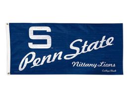 Penn State University Throwback Vintage 3x5 College Flag 3x5ft Banner de impresión digital de clubes al aire libre o cubierto