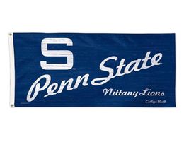 Penn State University Throwback Vintage 3x5 College Flag 3x5ft Club extérieur ou intérieur Impression numérique Bannière et drapeaux Whole9143840