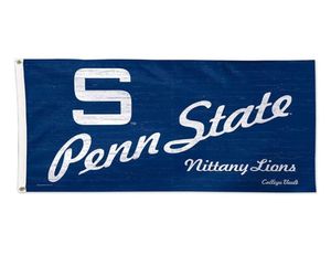 Penn State University Throwback Vintage 3x5 College Flag 3x5ft Outdoor ou Indoor Club Digital Printing Banner et drapeau entier3408730