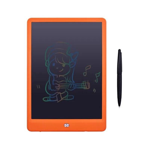 Stylos 10 pouces tablette d'écriture LCD planche à dessin couleur haute lumière tableau noir sans papier bloc-notes mémo bloc-notes avec stylo amélioré gif