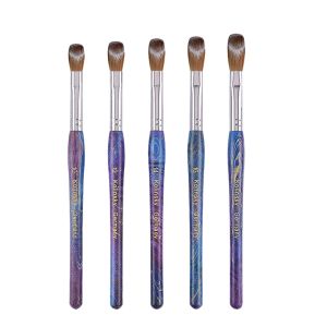 Stylos 100% pur kolinsky brosse en acrylique gel uv sculpture brosse stylo liquide poudre de bricolage dessin à l'ongle de nail art en bois frédé 1018