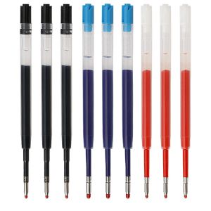 Stylos 100pcs 99 mm 9,9 cm Black Blue Red Ink Plastic Rempacable G2 Gel Pen REFILLS Écrivant en douceur 0,5 mm Fine Point pour Parker Pen