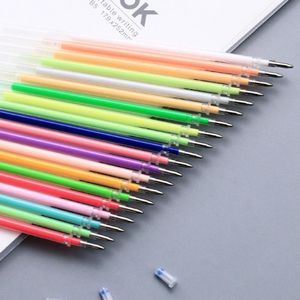 Stylos 120color gel stylo set paillettes gel stylos peinture écriture stylo recharge tige de rod de coloriage de bureau de coloriage