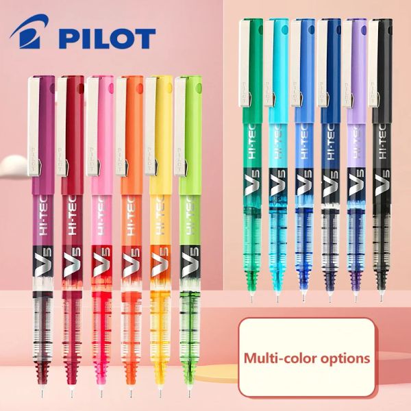 Stylos 12pcs japon pilote bxv5 gel stylo mignon kawaii couleurs encre papinerie 0,5 mm stylo à eau d'étudiant