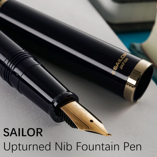 Stylos 1pc Sailor Caligraphy Fountain Pen Renversed Forme 40/55 Degré Lettrage Pratique Écriture Dessin de papeterie Supplies