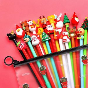 Stylos 20/40/60/100pcs / set kawaii stylo fileary ensemble 0,5 mm de stylo gel kawaii stylo écriture papeterie étudiant fournit un cadeau d'anniversaire cadeau