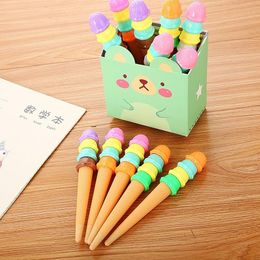 Stylos 20 PCS Cartoon Ice Cream Gel stylo en gros de la papeterie créative GEL GEL PENS MIGNE Student Office School Writing Tools