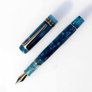 Stylos 2022 New Kaigelu 316+ Fountain Classic Fountain Pen Unique Acrylic Resin Design EF / F Hand Crafted Finb Office Writing Styd Encre comme cadeau