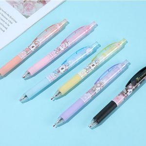 Stylos 24 pcs / lot kawaii sakura licorn gel stylo mignon 0,5 mm encre noire stylos school bureau de bureau