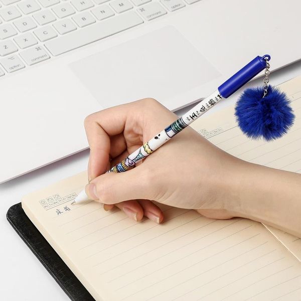 Stylos 24 pcs stylos neutres ensembles créatifs encre de gel stylos ensemble d'étudiant 0,5 mm d'eau de peinture noire modélisation des outils d'écriture en gros