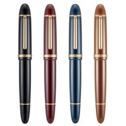 Pennen 3 pc's / 4 pc's Jinhao X159 Fountain Pen #8 Extra fijne / fijne penpunt, acryl Big Size Office Writing Pen Set