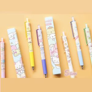 Pennen 36 PCS/Lot Creative Cat Dog Gel Pen Kawaii 0,5 mm zwarte inkt Signature Pens Office School Schrijfbenodigdheden Geschenk