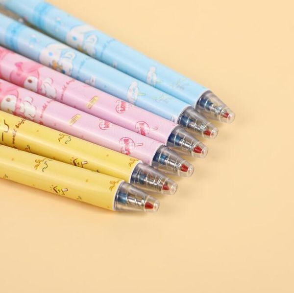 Stylos 36 pcs / lot kawaii lapin chien effacable de presse de presse de presse mignon blue encre stylos papeterie cadeau office office