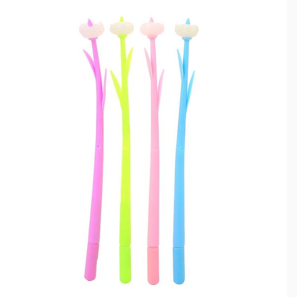 Stylos 36pcs / en vrac coréen kawaii stylos changeant changage solaire gel stylo mignon drôle de papeterie d'école de bureau